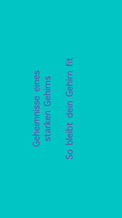 Geheimnisse eines starken Gehirns - Volkschule 3 Riedbergschule